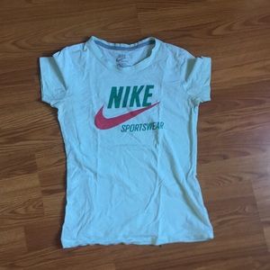 Mint green Nike shirt